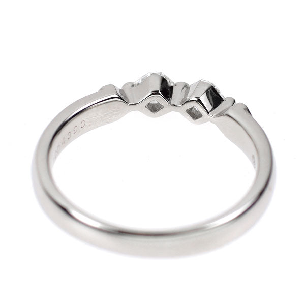 Pt900 フランダースカット ダイヤモンド リング 0.279ct