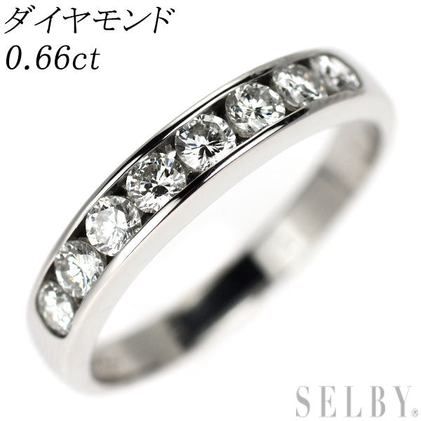 Pt900 ダイヤモンド リング 0.66ct