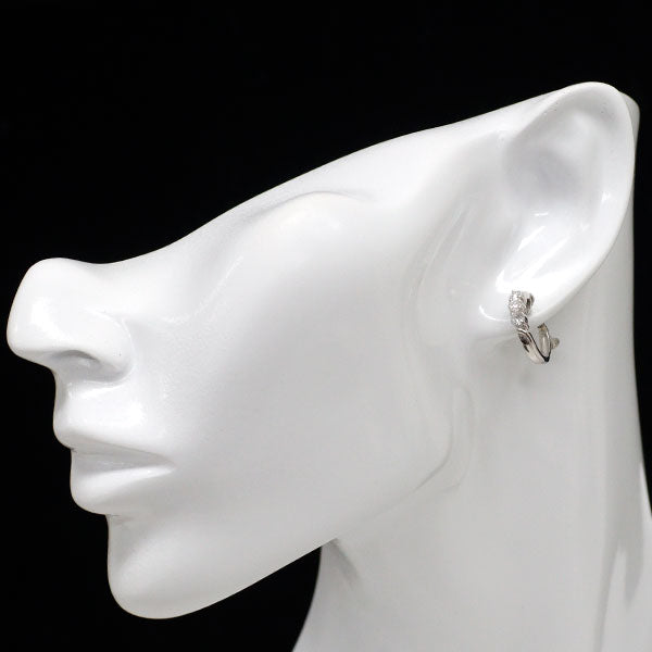 Pt900 ダイヤモンド フープ イヤリング 0.70ct