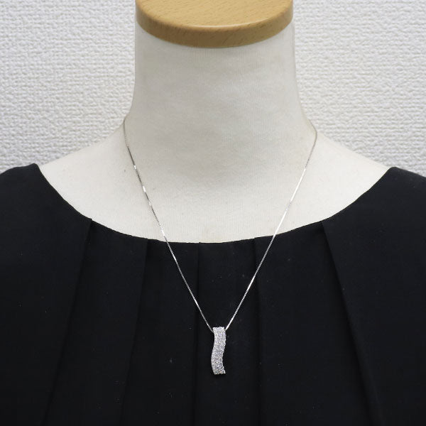 K18WG ダイヤモンド ペンダントネックレス 1.00ct — セルビー