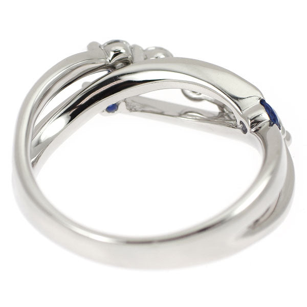 PT900 サファイア 1.19 ダイヤモンド 0.17 天然 リング 指輪 Pt900サファイア ダイヤモンドリング