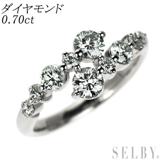 Pt900 ダイヤモンド リング 0.70ct — セルビーオンラインストア