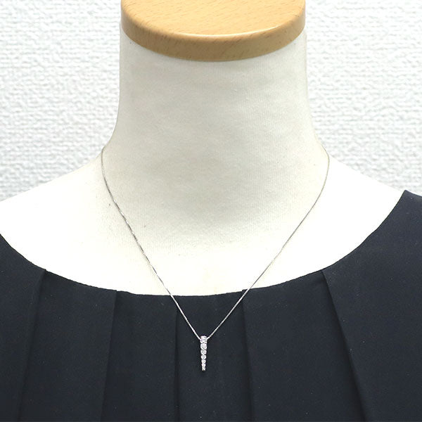Pt900/ Pt850 ダイヤモンド ペンダントネックレス 0.20ct
