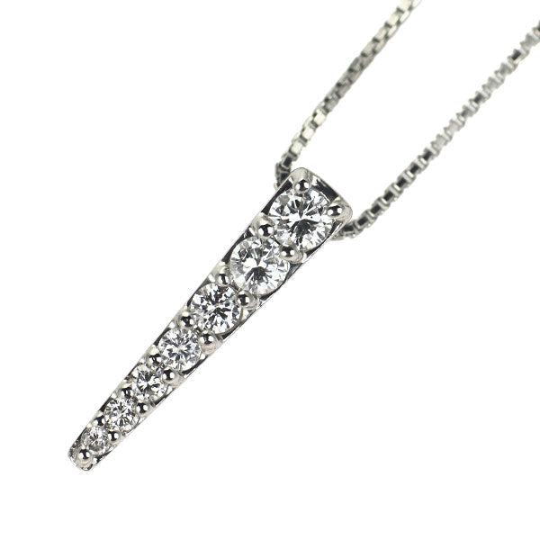 Pt900/ Pt850 ダイヤモンド ペンダントネックレス 0.20ct