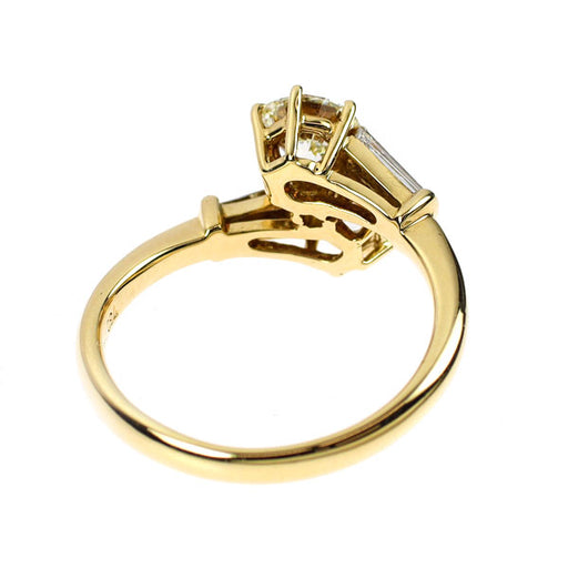 GSTV 18KYG ダイヤモンド　クォーツドーム　リング K18YG ダイヤモンド リング 1.168ct D0.28ct トワエモア — セルビー