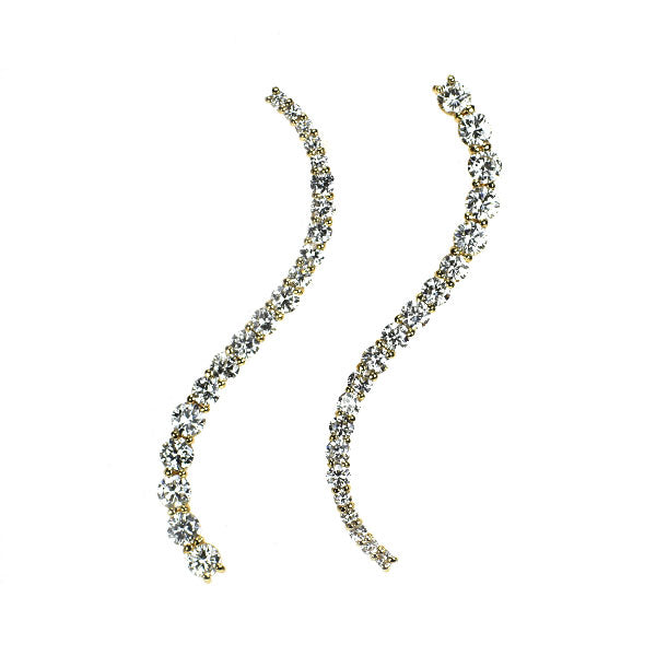 K18YG ダイヤモンド ピアス 2.00ct