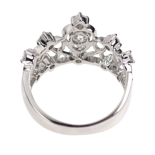 Pt900 ダイヤモンド リング 0.60ct ティアラ