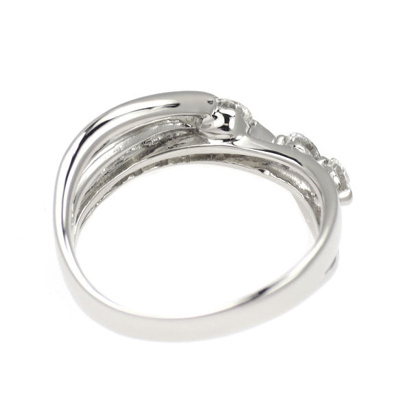 Pt900 ダイヤモンド リング 0.222ct D0.528ct