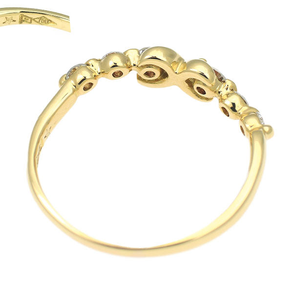 GINZA TANAKA/田中貴金属 K18YG ダイヤモンド リング 0.28ct