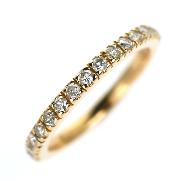 サマンサティアラ K18YG ダイヤモンド ピンキー リング 0.21ct