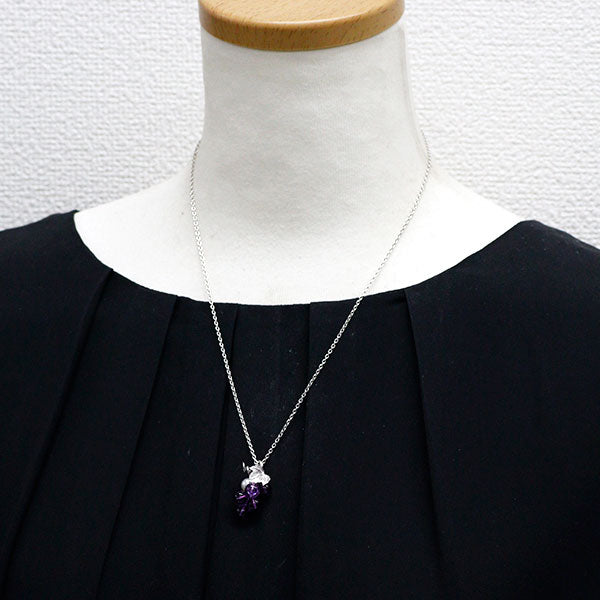 ミキモト K18WG アコヤ 真珠/パール アメジスト ペンダントネックレス 径約5.6mm ぶどう