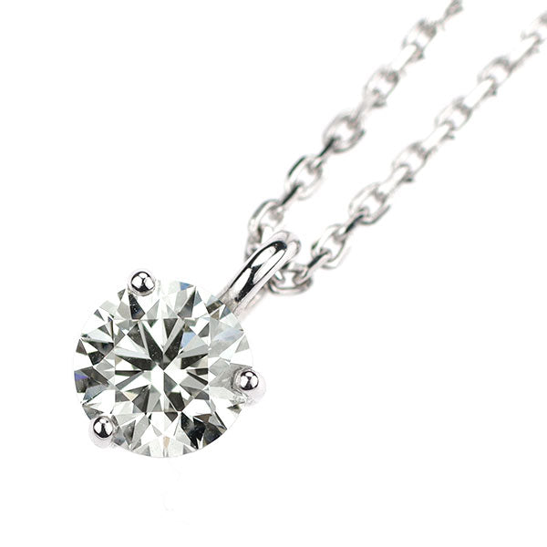 田崎真珠 K18WG ダイヤモンド ペンダントネックレス 0.30ct