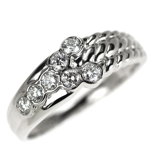 ポーラ Pt900 ダイヤモンド リング 0.35ct