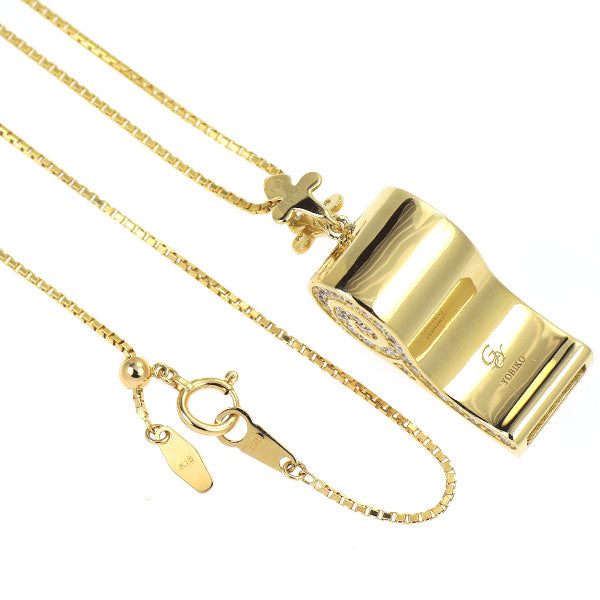 ゆきざき K18YG ダイヤモンド ペンダントネックレス 1.26ct YOBIKO