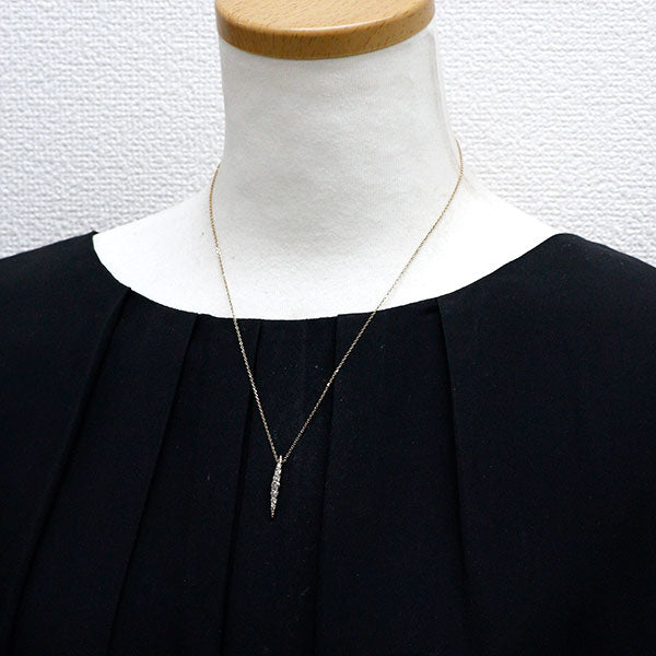 カシケイ K18BG ブラウン ダイヤモンド ペンダントネックレス 0.50ct ネイキッド