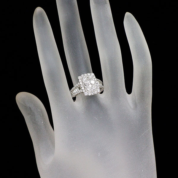 Pt900 ダイヤモンド リング 2.00ct