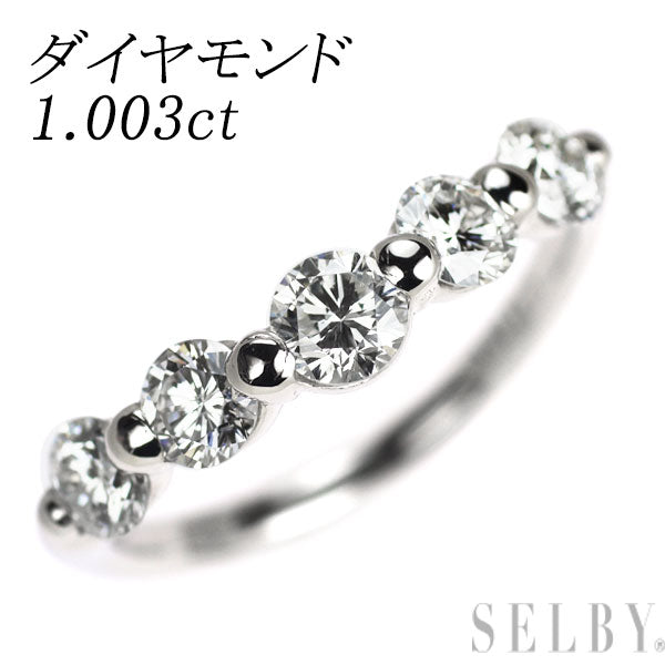 Pt900 ダイヤモンド リング 1.003ct