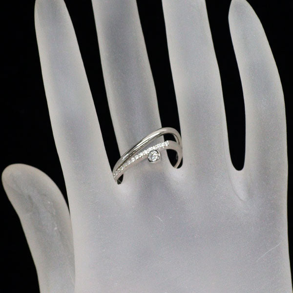 Pt900 ダイヤモンド リング 0.22ct
