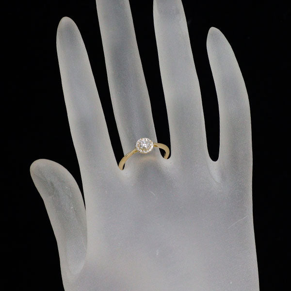 K18YG ダイヤモンド リング 0.330ct G VS2 EXHC D0.05ct