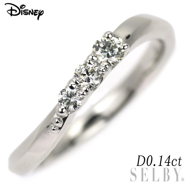 ディズニー Pt950 ダイヤモンド リング 0.14ct