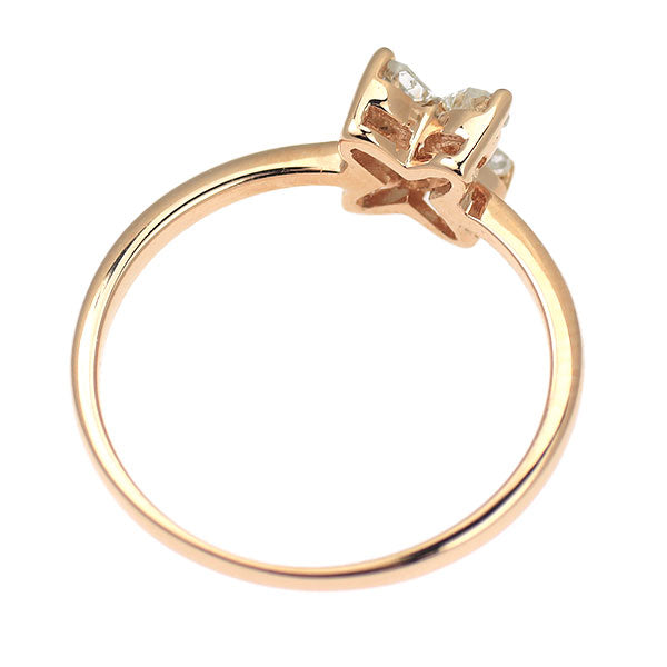 K18PG ダイヤモンド リング 0.30ct ミステリーセッティング