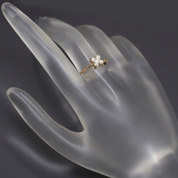 K18PG ダイヤモンド リング 0.30ct ミステリーセッティング