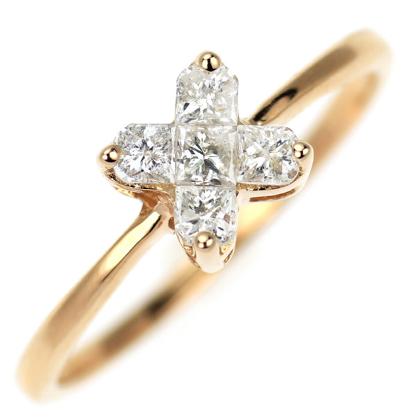 K18PG ダイヤモンド リング 0.30ct ミステリーセッティング