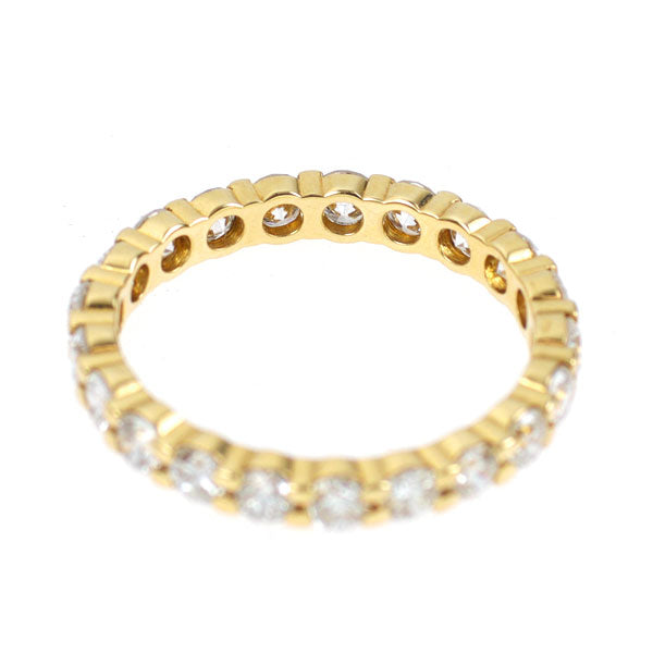 K18YG ダイヤモンド リング 1.89ct フルエタニティ