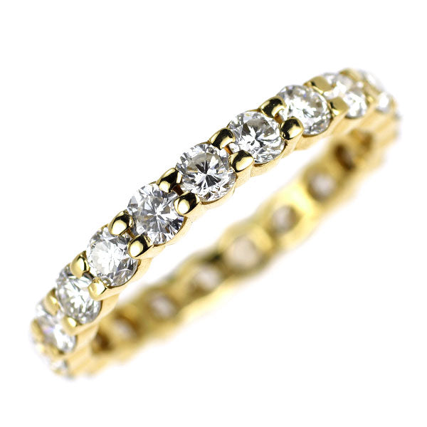 K18YG ダイヤモンド リング 1.89ct フルエタニティ