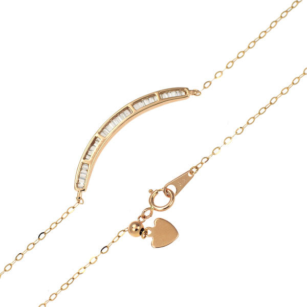K18PG ダイヤモンド ペンダントネックレス 0.20ct