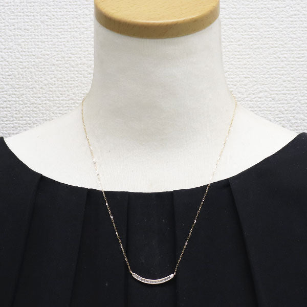 K18PG ダイヤモンド ペンダントネックレス 0.20ct