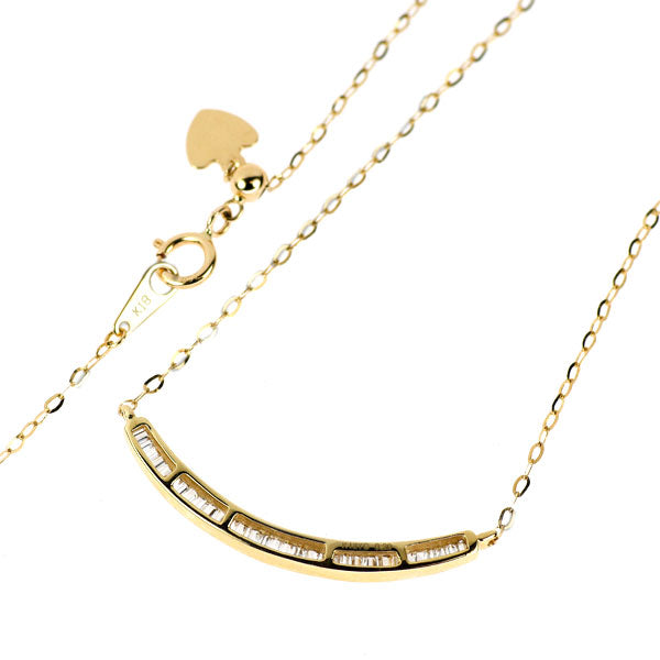 K18YG ダイヤモンド ペンダントネックレス 0.20ct