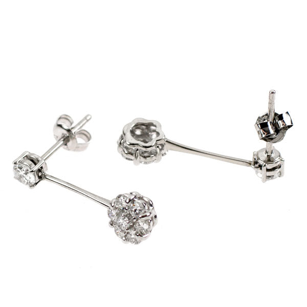 Pt900 ダイヤモンド ピアス 1.00ct