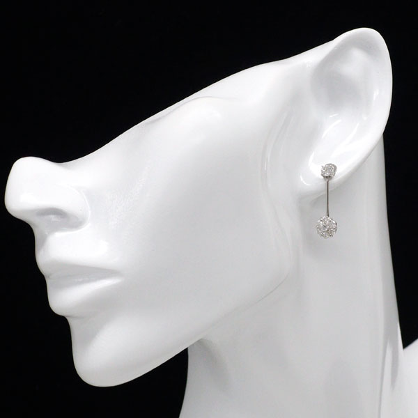 Pt900 ダイヤモンド ピアス 1.00ct — セルビーオンラインストア