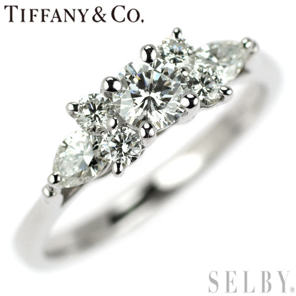 ティファニー Pt950 ダイヤモンド リング セブンストーン — セルビー
