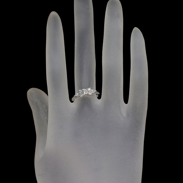 ティファニー Pt950 ダイヤモンド リング セブンストーン — セルビー