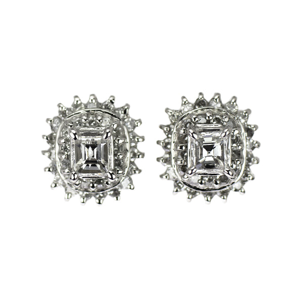 Pt900 ダイヤモンド ピアス 0.64ct