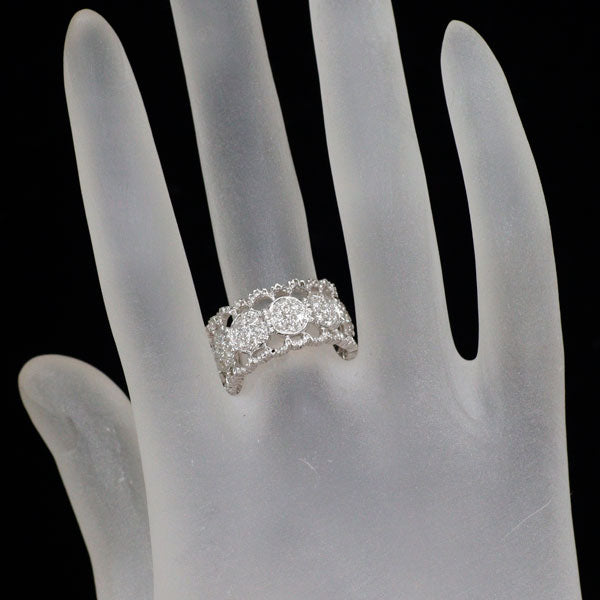 K18WG ダイヤモンド リング 0.64ct
