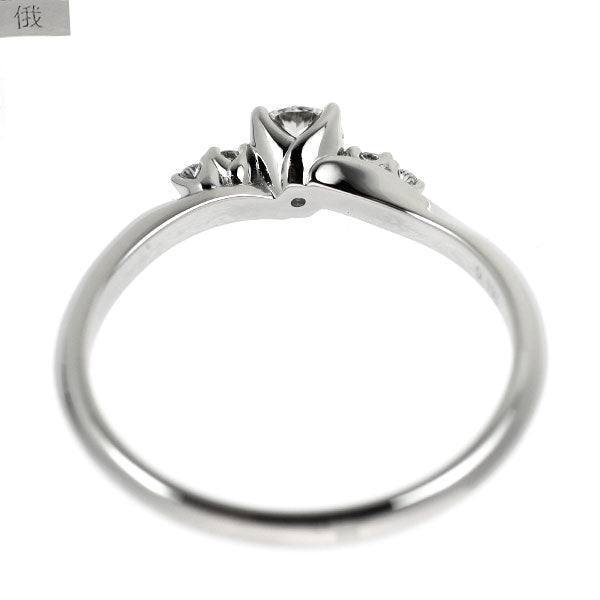 俄 Pt950 ダイヤモンド リング 0.193ct E IF 3EXHC ことのは