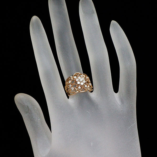 K18PG ダイヤモンド リング 0.56ct