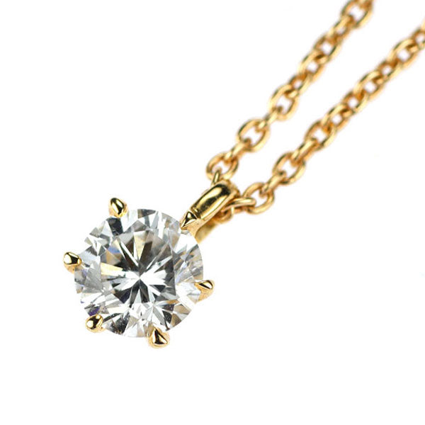 K18YG ダイヤモンド ペンダントネックレス 0.214ct D SI1 G