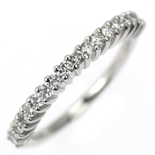 Pt900 ダイヤモンド リング 0.280ct ハーフエタニティ