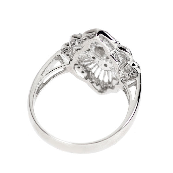 Pt900 ダイヤモンド リング 0.232ct 0.32ct