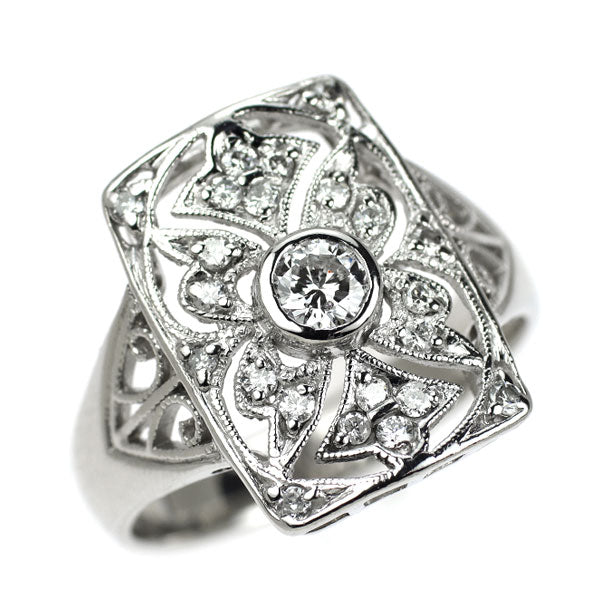 Pt900 ダイヤモンド リング 0.47ct