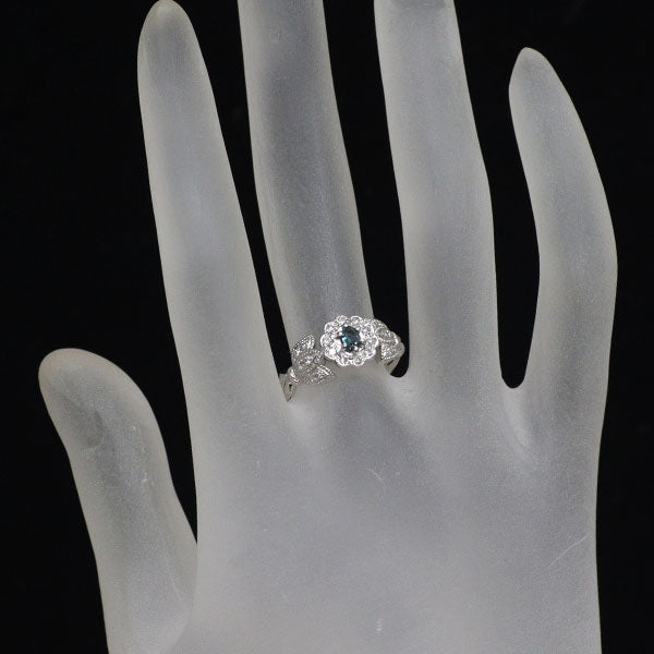 希少 Pt900 アレキサンドライト ダイヤモンド リング 0.12ct D0.18ct