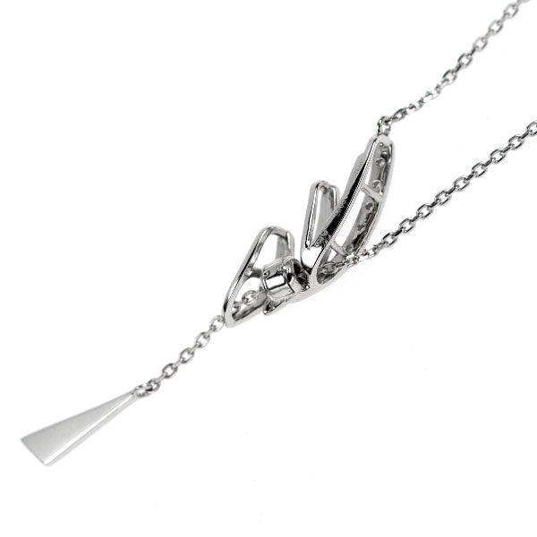 Pt950/ Pt850 ダイヤモンド ペンダントネックレス 0.02ct Y字 2WAY