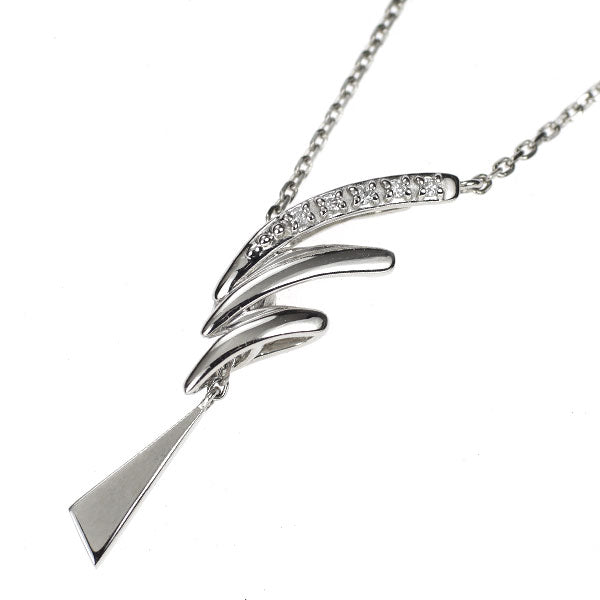 Pt950/ Pt850 ダイヤモンド ペンダントネックレス 0.02ct Y字 2WAY
