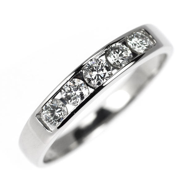 Pt900 ダイヤモンド リング 0.50ct 一文字