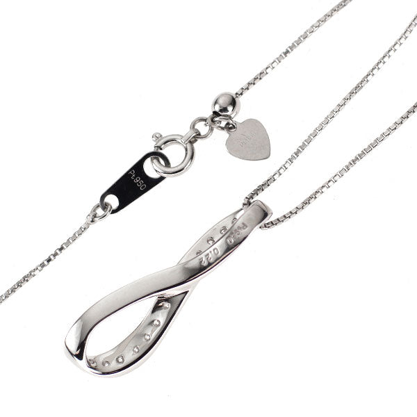 Pt950 ダイヤモンド ペンダントネックレス 0.22ct