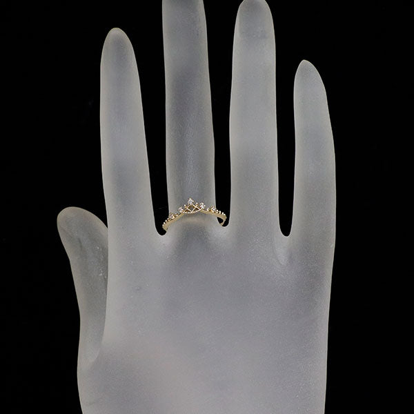 ノジェス K10YG ダイヤモンド リング 0.03ct